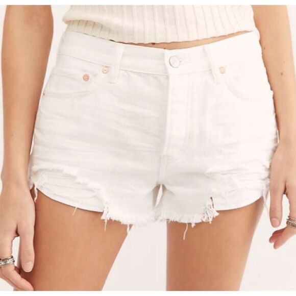 Free People Loving Good Vibrations Shorts - Picture 1 of 7